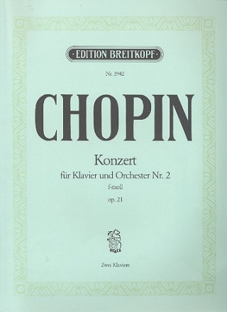 Konzert f-moll Nr.2 op.21 fr Klavier und Orchester fr 2 Klaviere