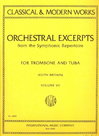 Orchestral Excerpts vol.7  for trombone