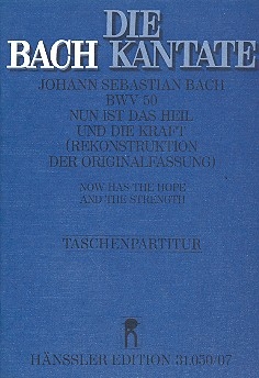 Nun ist das Heil und die Kraft BWV50 Studienpartitur (dt/en)