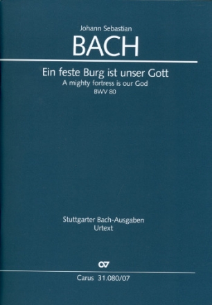 Ein feste Burg ist unser Gott Kantate Nr.80 BWV80 Studienpartitur (dt/en)