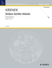 Sieben leichte Stcke fr Streichorchester Partitur