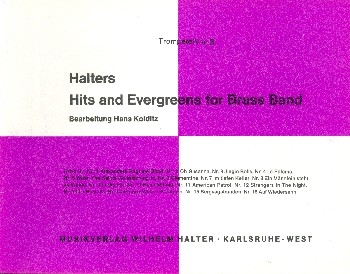 Halters Hits and Evergreens Band 1 fr Blasorchester Trompete 4