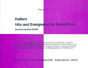 Halters Hits and Evergreens Band 1 fr Blasorchester Posaune 3 in C