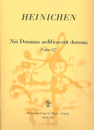 Nisi dominus aedificaverit domum (Psalm 127) fr Sopran, Oboe und bc