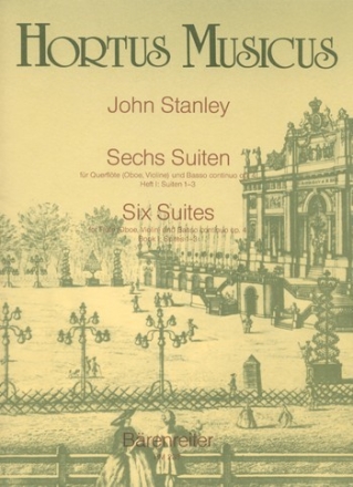 6 Suiten op.4 Band 1 (Nr.1-3) fr Flte (Oboe, Violine) und Bc