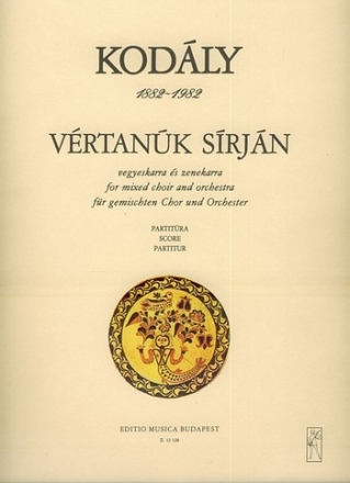 VERTANUK SIRJANAL FUER SATB CHOR UND ORCHESTER, PARTITUR