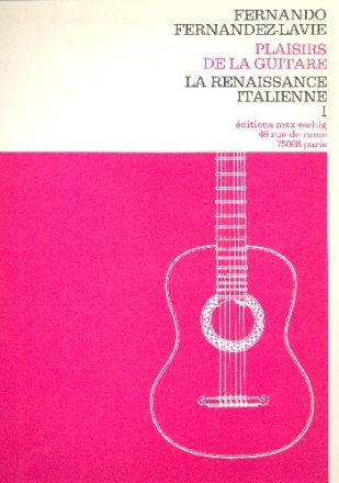 La renaissance italienne vol.1 pour guitare