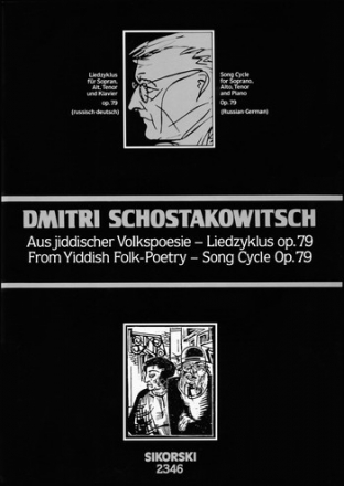 Aus jiddischer Volkspoesie op.79 Liedzyklus fr Sopran, Alt, Tenor und Klavier (ru/dt)