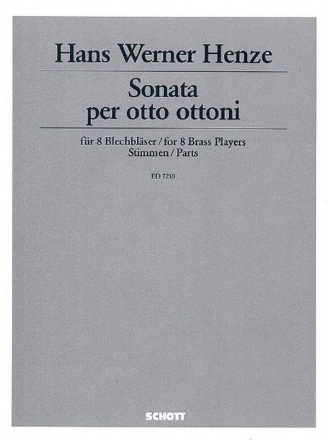 Sonata per otto ottoni fr Trompete hoch in G, 2 Trompeten (B), Flgelhorn (B), Bass-Trompete Stimmensatz