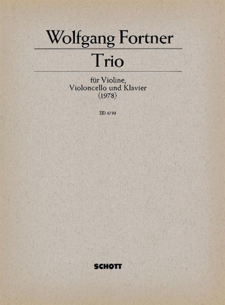 Trio fr Klaviertrio Partitur und Stimmen