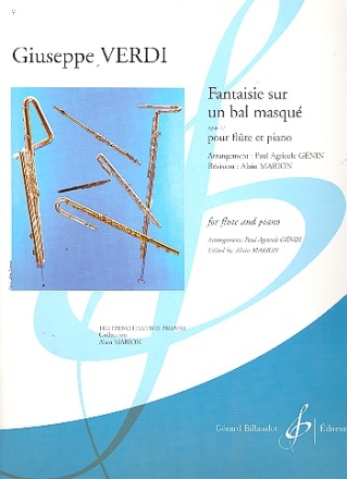 Fantaisie op.17 sur Un Bal Masque pour flute et piano Genin, P., A., arr.