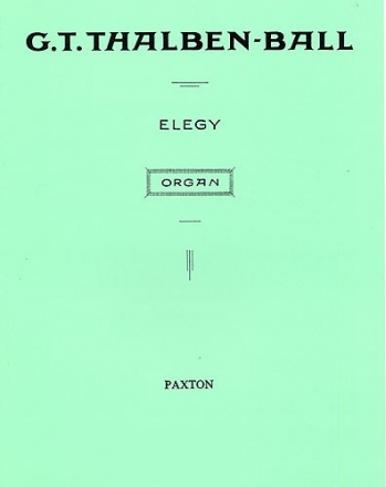 Elegy for organ