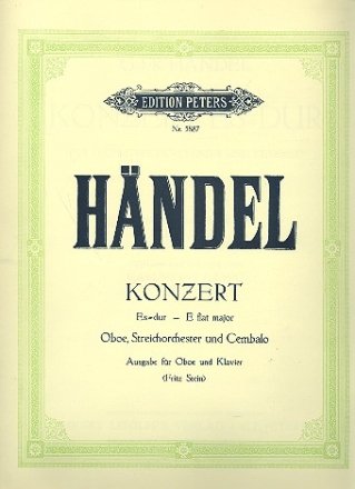 Konzert Es-Dur fr Oboe, Streicher und Bc fr Oboe und Klavier