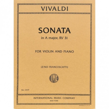 Sonata A major R 31/F XIII:30 for violin and piano