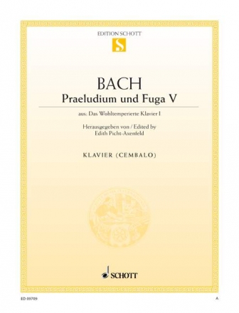 Praeludium V und Fuga V D-Dur BWV 850 fr Klavier