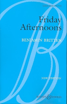 Friday Afternoons op.7 12 Songs for children's chorus and piano score (en)