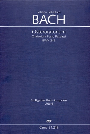 Osteroratorium BWV249 (2. Fassung): fr Soli, Chor und Orchester Partitur (dt/en)