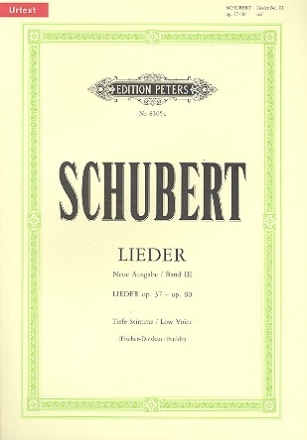 Lieder Band 3 fr Gesang (tief) und Klavier (dt)