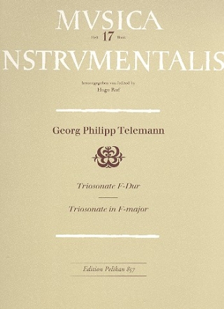 Triosonate F-Dur fr Altblockflte, Oboe (Violine) und Bc Partitur und 3 Stimmen