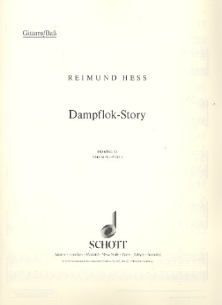 Dampflok-Story fr Kinderchor (SMezA) mit Sprecher, Klavier (Orgel), 2 Melodie-Instru Einzelstimme - Gitarre/Bass