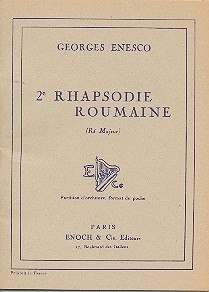 Rhapsodie roumaine r majeur op.11,2 fr Orchester Studienpartitur