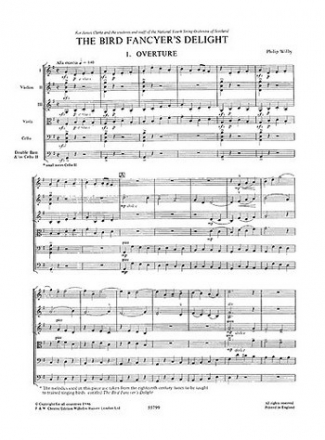 THE BYRD FANCYER'S DELIGHT FOR STRINGS   SCORE PLAYSTRINGS ME12