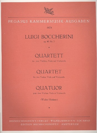 Streichquartett op.40,3 Stimmen