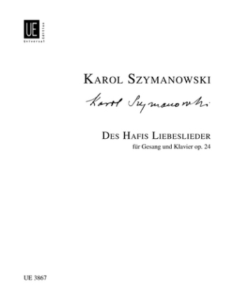 Des Hafis Liebeslieder op.24 fr hohe Singstimme und Klavier (dt/poln)