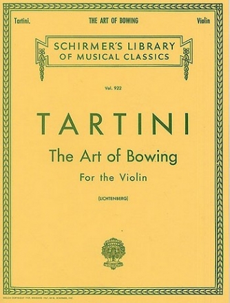 The Art of Bowing for violin