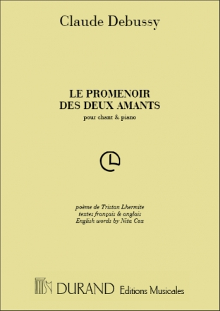 LE PROMENOIR DES DEUX AMANTS POUR VOIX GRAVE ET PIANO (FR/EN) LHERMITE, TR., TEXT