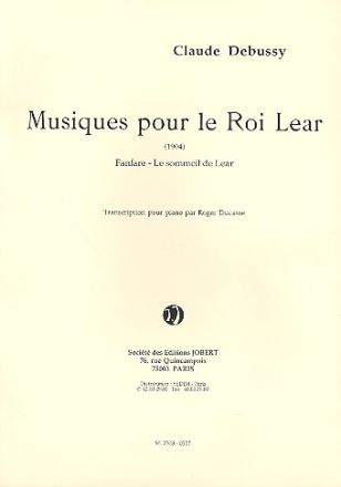 Musique pour le Roi Lear pour piano