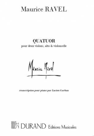 Quatuor  cordes   pour piano seul