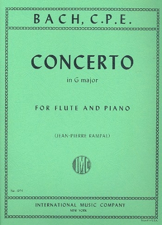 Concerto G major for flute and piano