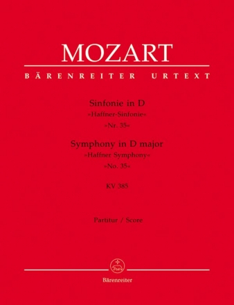 Sinfonie D-Dur KV385 fr Orchester Partitur