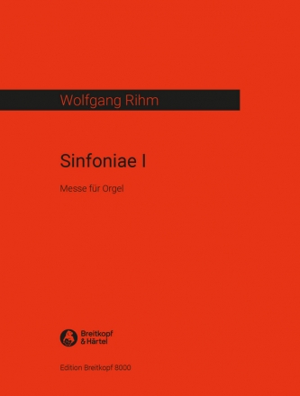 Sinfoniae 1 Messe fr Orgel