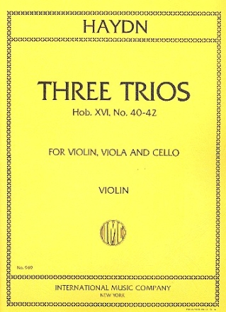 3 Trios op.53 for violin, viola and cello parts