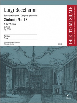 SINFONIA A-DUR NR.17 OP.35,3 FUER ORCHESTER PARTITUR