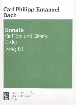 Sonate D-dur WQ131 fr Flte und Gitarre