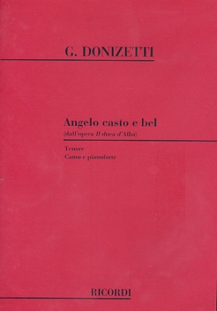 Angelo casto e bel per tenore e pianoforte (it)