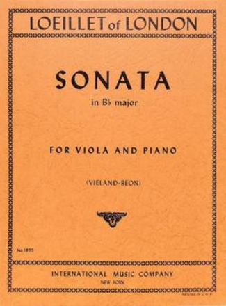 Sonata in b flat Major for viola and piano