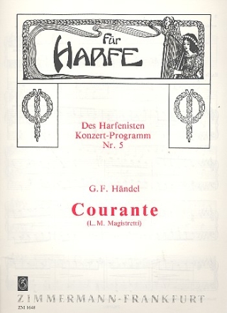 Courante fr Harfe