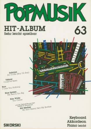 POPMUSIK HIT-ALBUM BAND 63: FUER KEYBOARD / AKKORDEON