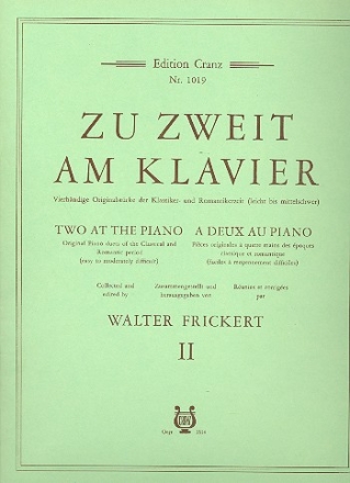 Zu zweit am Klavier Band 2 fr Klavier