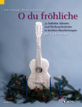 O du frhliche fr 1-3 Gitarren Spielpartitur