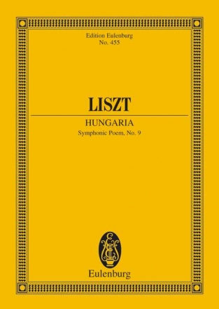 Hungaria op.9 - sinfonische Dichtung fr Orchester Studienpartitur