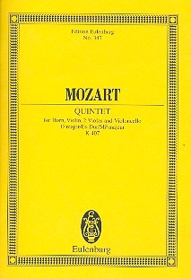 Quintett Es-Dur fr Violine, 2 Violen, Horn und Violoncello Studienpartitur