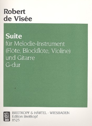 Suite G-Dur fr Melodieinstrument und Bc (Gitarre)