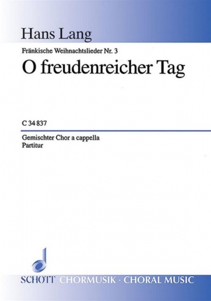 Frnkische Weihnachtslieder fr gemischten Chor (SATB) Chorpartitur