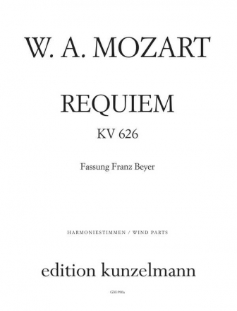 Requiem d-Moll KV626 fr Soli, Chor und Orchester Harmonie