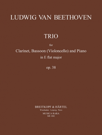 Trio op.38 fr Klarinette, Fagott und Klavier